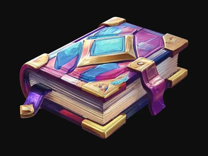 3D model for Crystalbound Grimoire