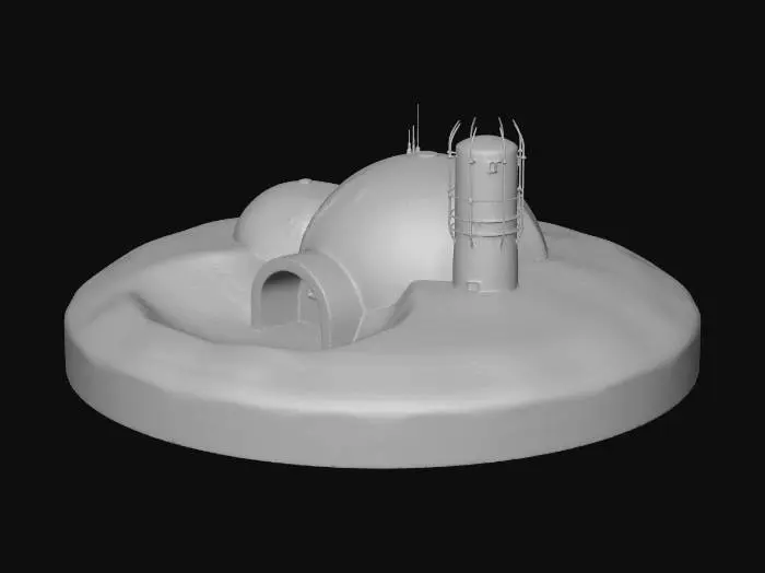 3D model for Dune Dome Outpost