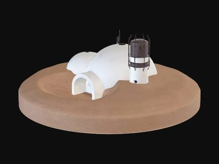 3D model for Dune Dome Outpost