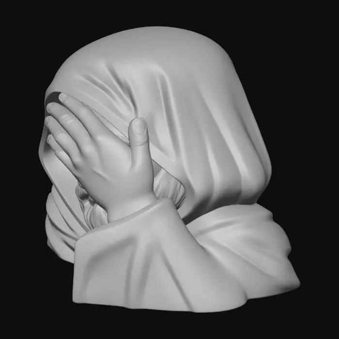 3D model for FacePalm Bust