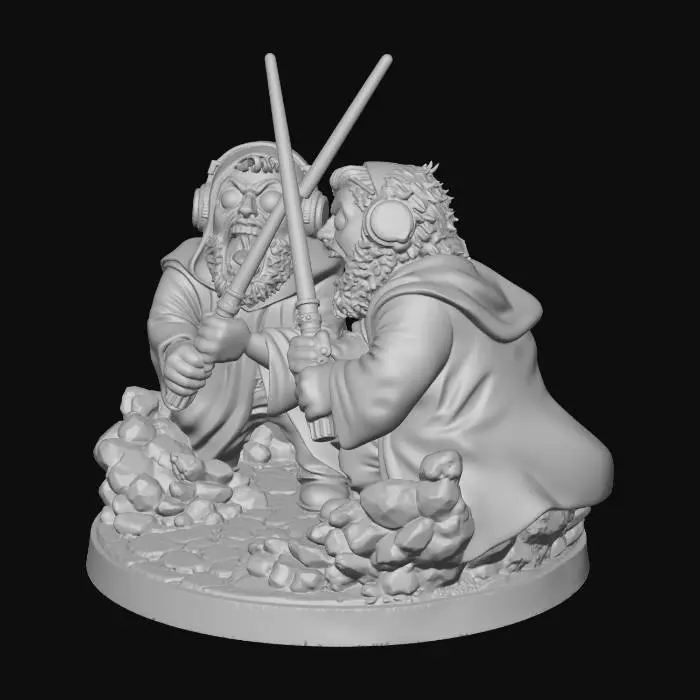 3D model for Bearded Jedi Duel