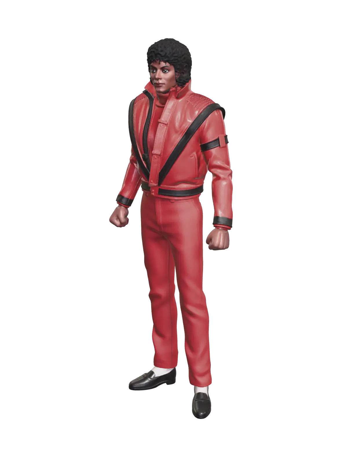 Modern Michael Jackson - Dance model 3D, wygenerowany przez AI