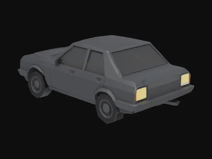 3D model for LowPolyMisterousCar