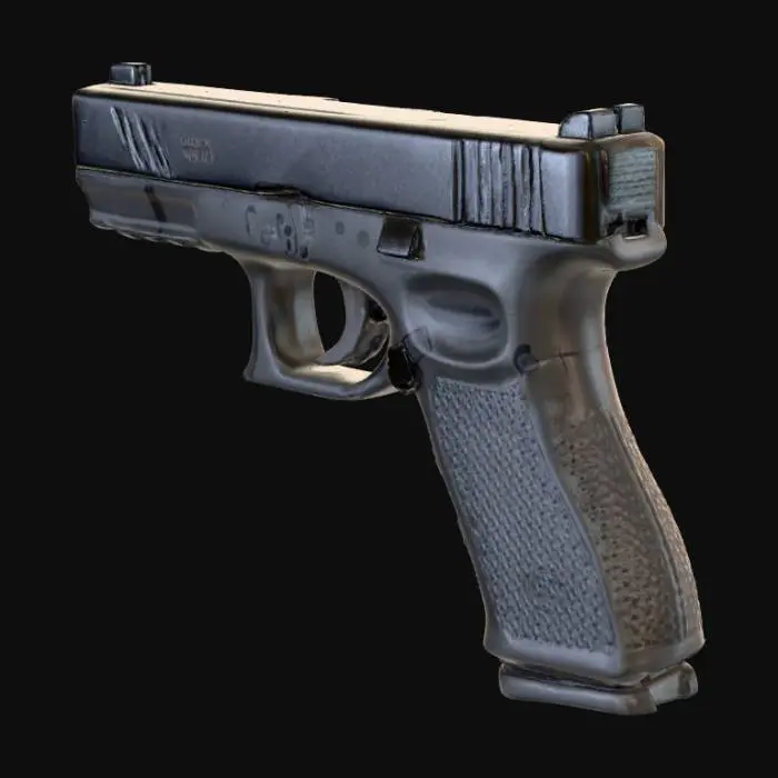 3D model for Realistic Glock 19
