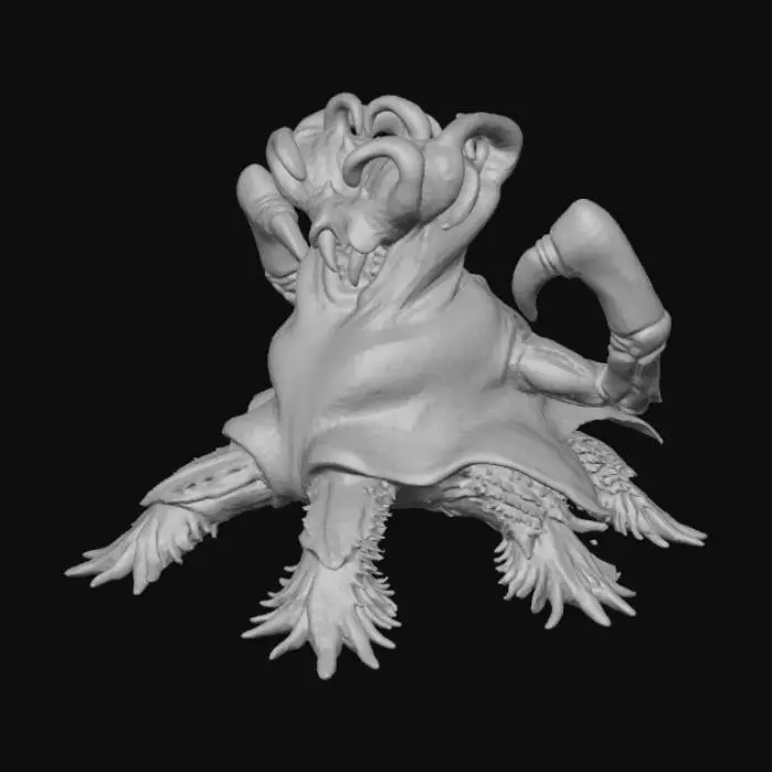 3D model for Abyssal Clawbeast