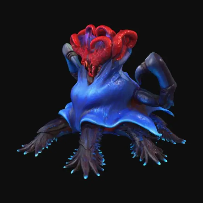 3D model for Abyssal Clawbeast