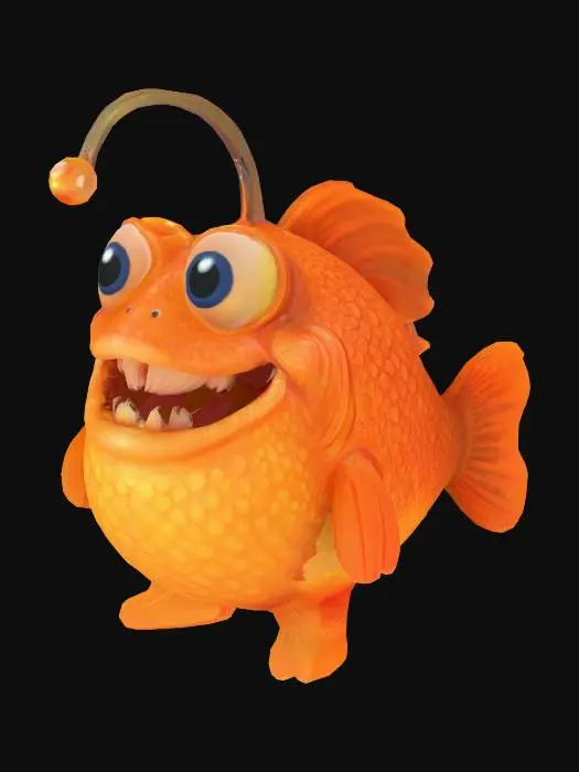 3D model for Bubbly Anglerfish