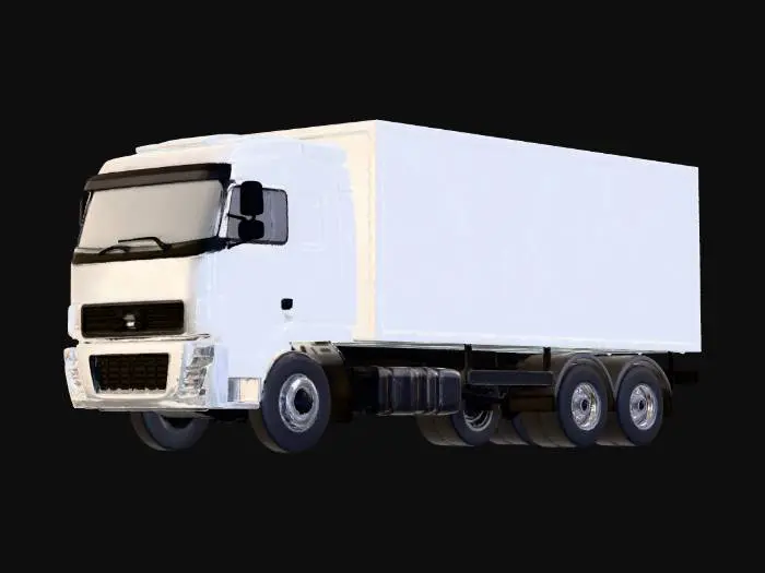 3D model for White Box Truck
