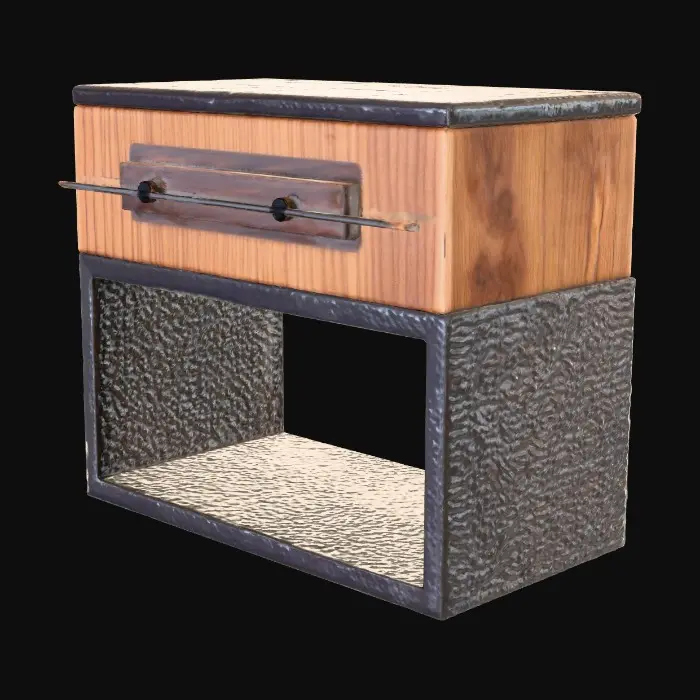 3D model for Modern Industrial Side Table