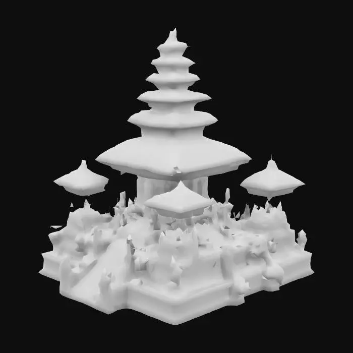 3D model for Balinese Temple Design