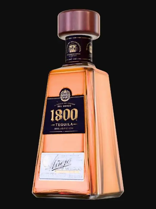 3D model for 1800 Tequila Añejo Bottle