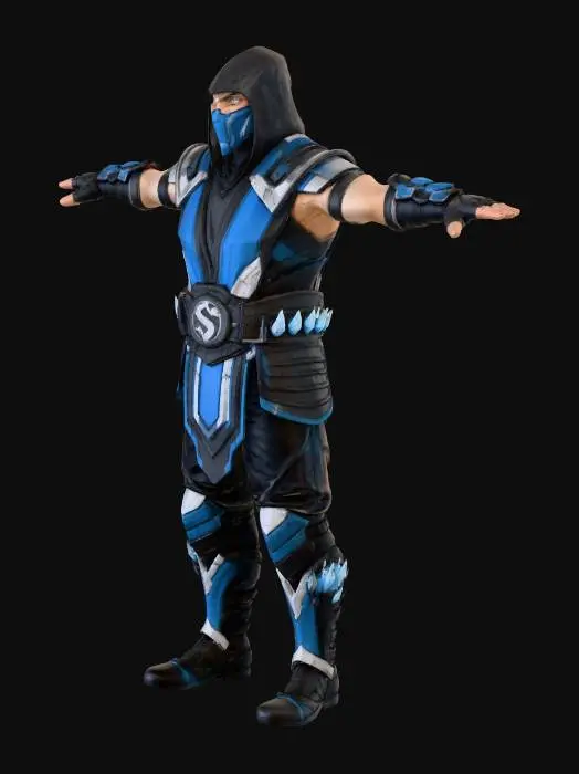 3D model for Warrior Stance
