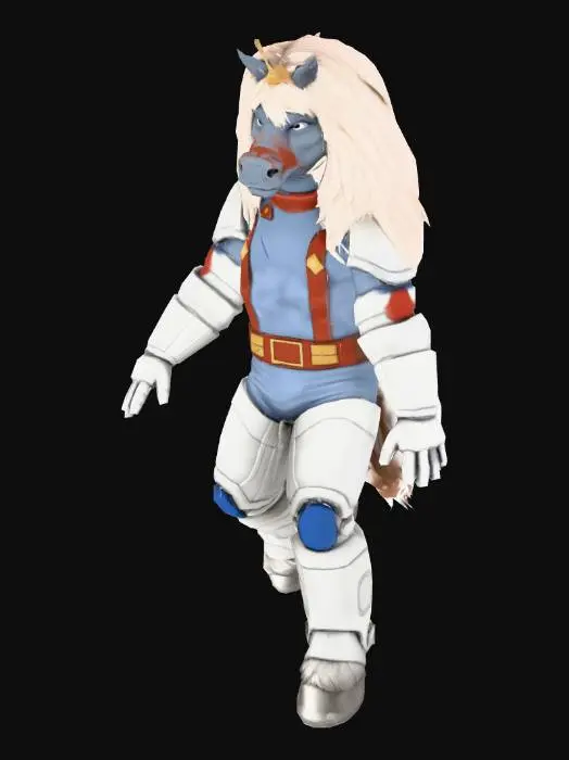 3D model for Desert Centaur Warrior