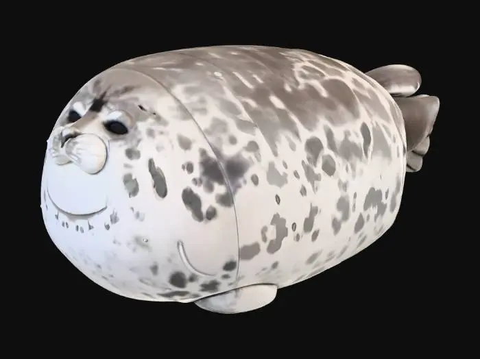 3D model for Plush Seal Puff