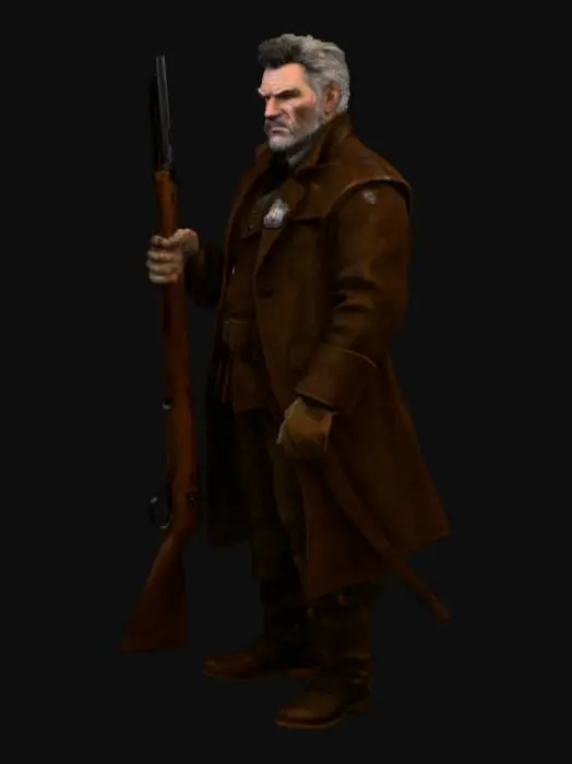 3D model for The Lone Marshal
