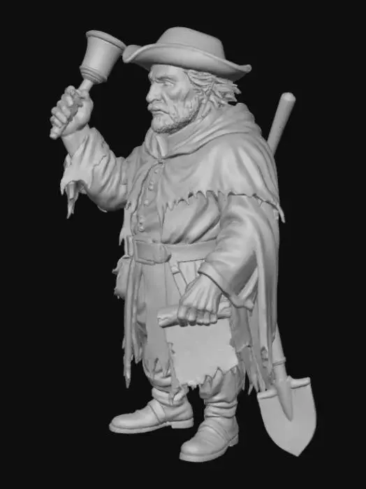 3D model for The Graveyard Watchman Joe