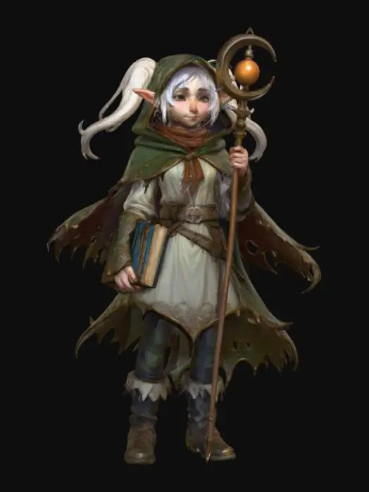 3D model for Disenchanted Elven Mage