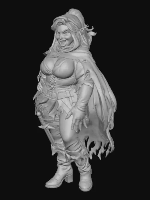 3D model for Selene Half-Elven Veylen