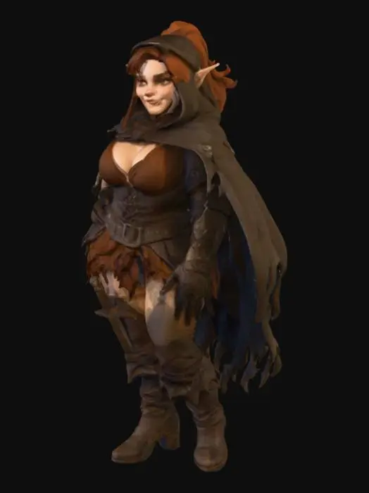 3D model for Selene Half-Elven Veylen