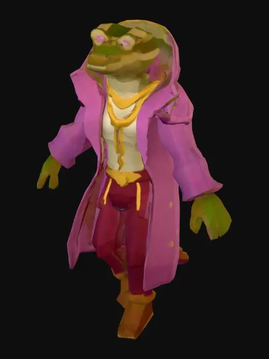 3D model for Crocodile Glamour