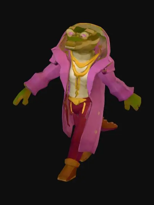 3D model for Crocodile Glamour