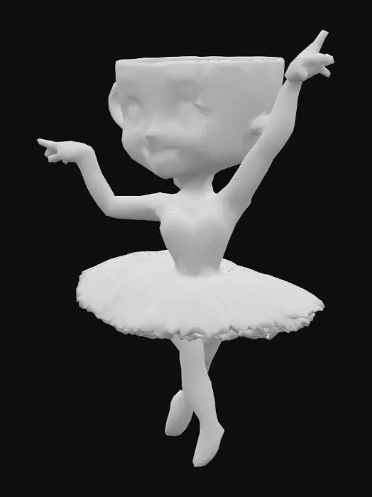 3D model for Coffee Ballerina