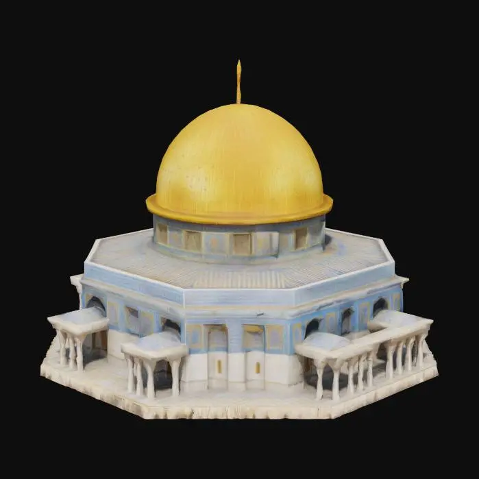 3D model for masjid aqsa model