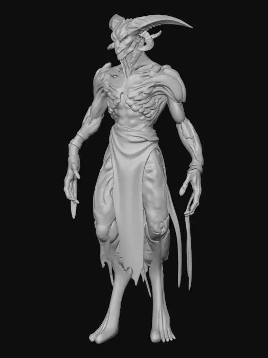 3D model for demonio