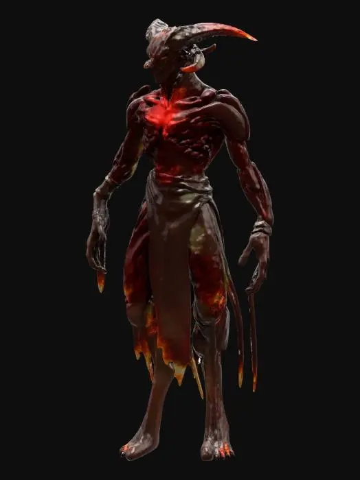 3D model for demonio