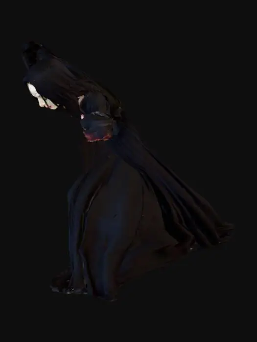 3D model for make one cripy women for horror game