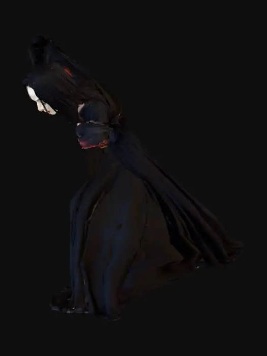 3D model for make one cripy women for horror game