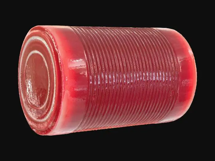 3D model for Canned Cranberry Sauce, #Thanksgiving#