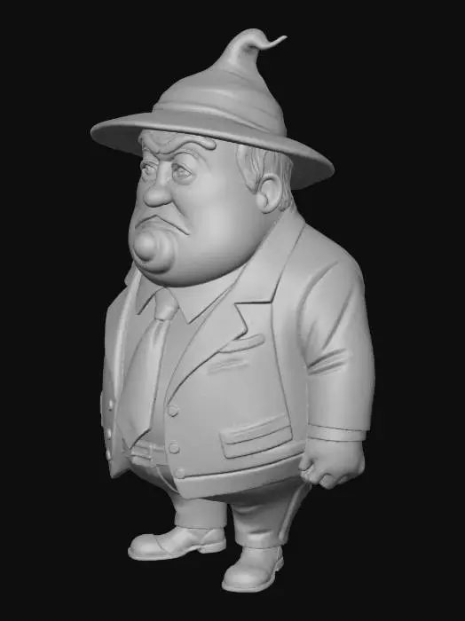 3D model for Pumpkin Town Mayor, #Halloween2025#