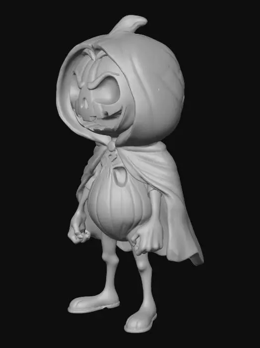 3D model for Pumpkin Ghoul, #Halloween2025#