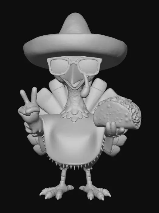 3D model for Peace. Tacos, Eat Beef, #Thanksgiving#