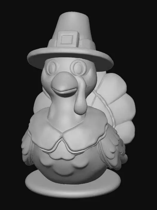 3D model for Turkey Pilgrim, #Thanksgiving#