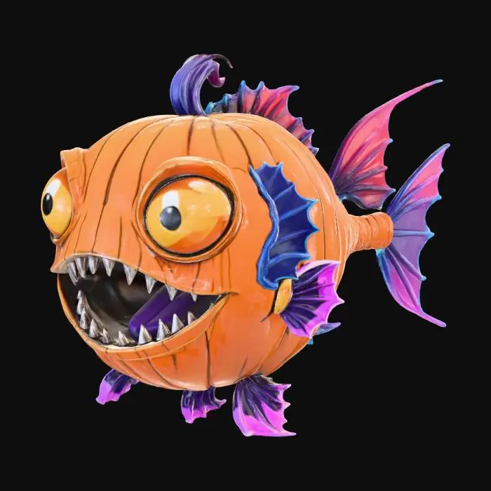 3D model for Pumpkin Piranha