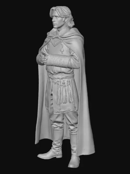 3D model for 请帮我生成阿瓦隆游戏中的派西维尔