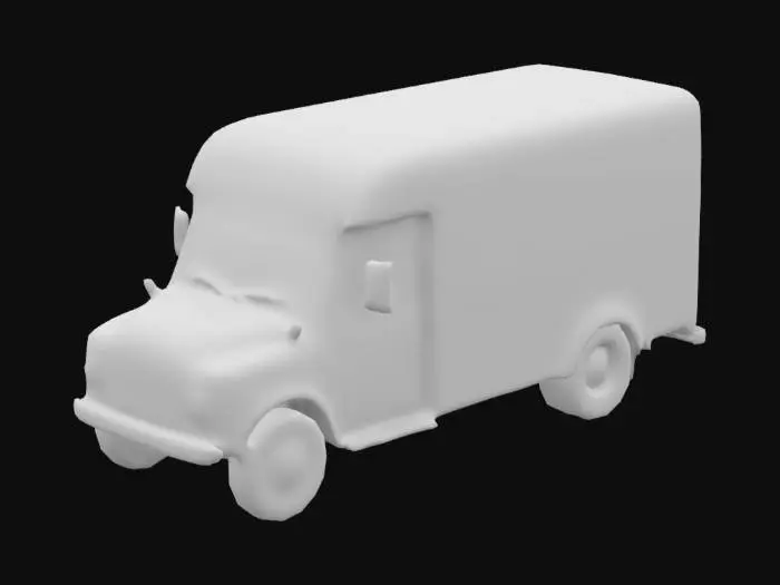 3D model for コカコーラのトラック　超リアル　超精密