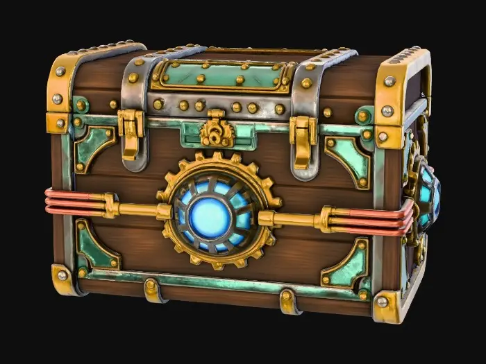 3D model for Fallout Style Crate