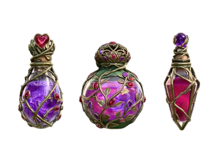 3D-модель Vinebound Elixirs Set 01 - Potion, сгенерированная ИИ