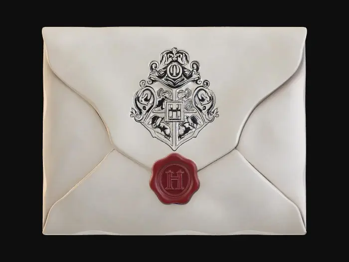 3D model for Hogwarts Letter