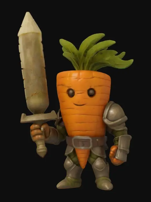 3D model for Carrot Knight, #AroundTheWorld#