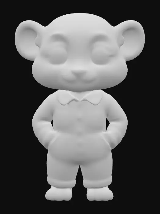 3D model for Cozy Tiger Cub