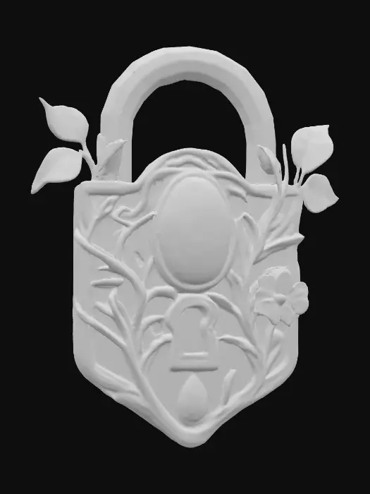 3D model for Enchanted Padlock