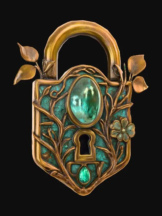 3D model for Enchanted Padlock