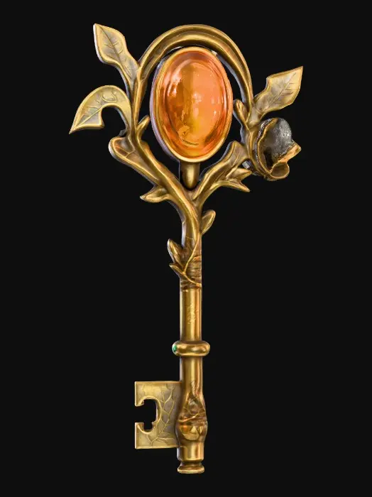 3D model for Emerald Blossom Key