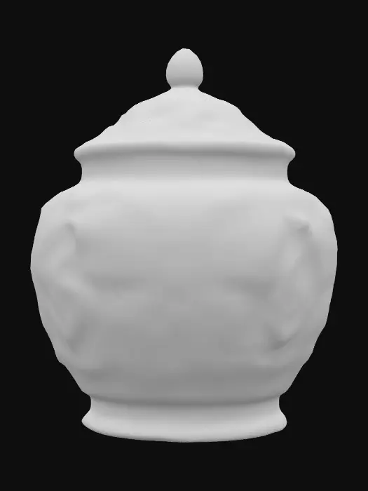 3D model for Elegant Jar With Butterfly