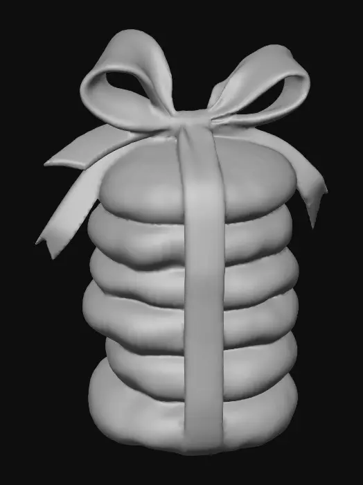 3D model for Cookies in Red Ribbon, #Christmas2025#