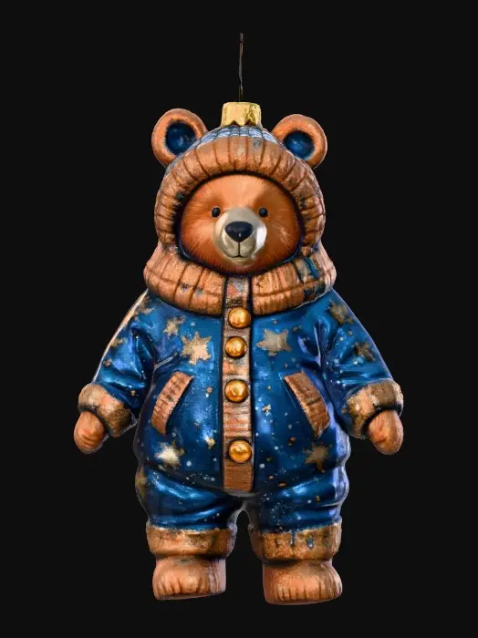 3D model for Christmas Bear Toy, #Christmas2025#